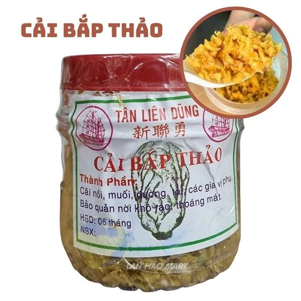 Cải Bắp Thảo Tân Liên Dũng Hũ 75g - Dùng ăn kèm hủ tiếu hoặc xôi rất ngon