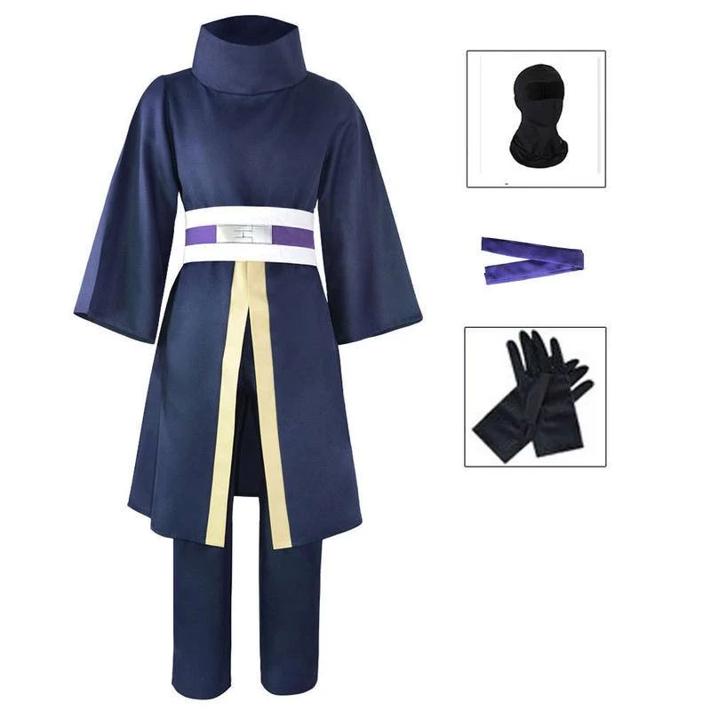 [Wetrose] NARUTO Sasuke Obito Trang Phục Hóa Trang Halloween Anime Trò Chơi Quần Áo Nữ Người Cosplay Costume Cos Phù Hợp Với Bộ Trơn