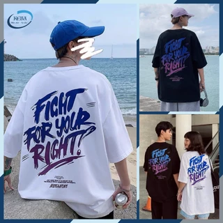 Áo thun tay lỡ unisex SAD BOIZ FIGHT FOR YOUR RIGH form rộng - Áo phông KEBA nam nữ không nhăn, xù lông