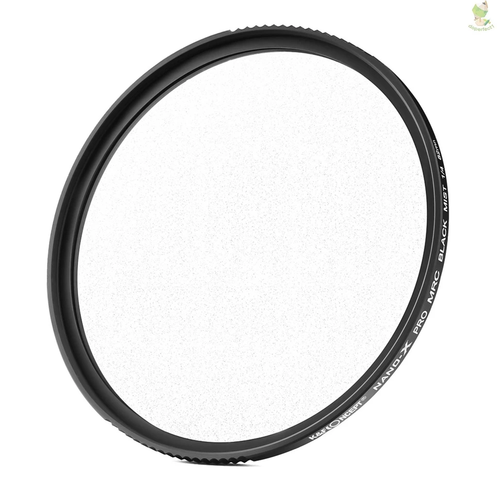 K&F CONCEPT Soft Focus Filter Diffusion Filters Black Mist 1/4 Waterproof Scratch-Resistant for DSLR camera Lens, 82mm D   Came-6.5