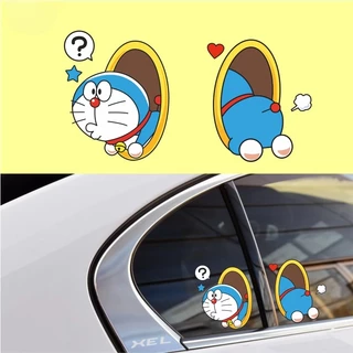 Miếng Dán Trang Trí Xe Hơi Hình Doraemon Chống Thấm Nước