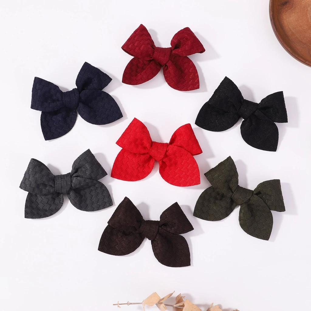 RainBow Bows Set 2 Kẹp Tóc Nơ Màu Sắc Ngọt Ngào Cho Bé Gái