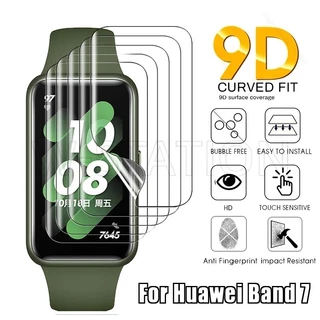 Miếng Dán Màn Hình 9D HD Hydrogel Viền Cong Bằng TPU Mềm Trong Suốt Chống Trầy Cho Đồng Hồ Thông Minh Huawei Band 7 / Smart