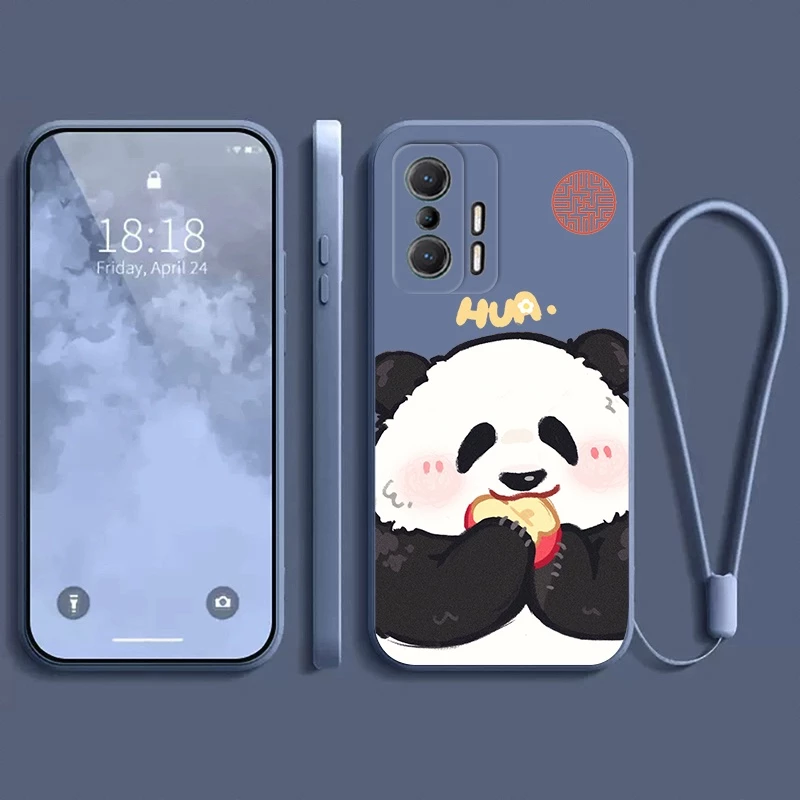 ốp lưng xiaomi 11T case xiaomi 11T PRO 5G Ốp điện thoại dẻo Gấu trúc mắn 