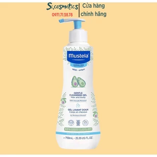 Sữa Tắm Gội Da Thường Mustela Gentle Cleansing Gel 500ml