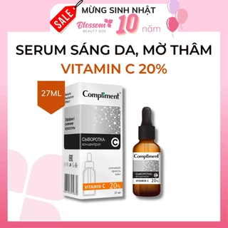 Serum sáng da mờ thâm nám Vitamin C 20% COMPLIMENT (Nga) 27ML