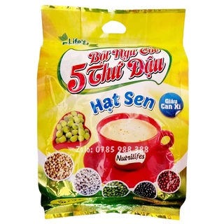 NGŨ CỐC 5 THỨ ĐẬU - HẠT SEN LIFES FOOD 25Gx16GÓI (GÓI)