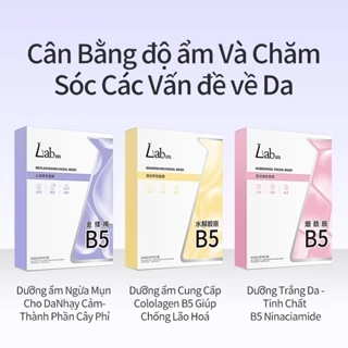 (Hàng mới về) Mặt nạ Lab101 B5 dưỡng da cấp ẩm dành cho da khô 10 miếng trong một hộp📢📢