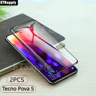 (2 Miếng) cho tecno pova 5 phim bảo vệ màn hình chống cháy miễn phí cho tecno pova 5 pro bảo vệ kính cường lực màn hình