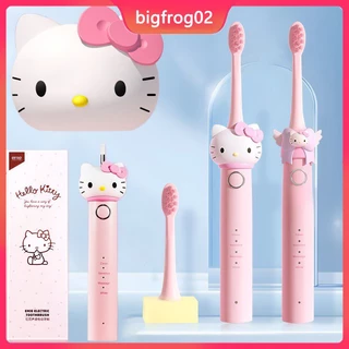 Bàn Chải Đánh Răng Điện Tử Sanrio Sonic Sạc Usb Chống Nước Kèm 2 Đầu Thay Thế