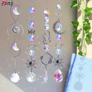 Dreamcatcher Hình Mặt Trời / Mặt Trăng / Cầu Vồng Độc Đáo Trang Trí Phòng Ngủ