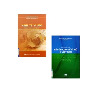 Sách - Combo Kinh Tế Vĩ Mô - Macroeconomic + Bất Ổn Kinh Tế Vĩ Mô Ở Việt Nam (Bộ 2 Cuốn) - KT