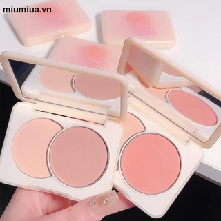 miumiua🔮Bảng Phấn Má Hồng Sweet Mint 2 Màu Phấn Mịn Nhẹ Nhàng Trang Điểm Tự Nhiên