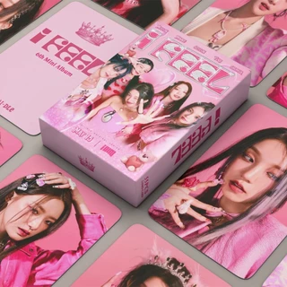 55pcs/box (G)I-DLE Album I FEEL Photocards QUEEN Lomo Cards GIDLE Kpop Postcards New Arrivals