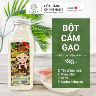 Bột cám gạo Calen nguyên chất 100% đắp mặt giúp tẩy da chết dưỡng trắng da (Mask bột cám gạo)