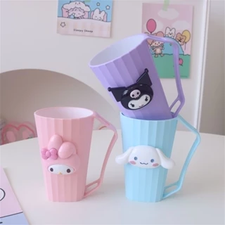 Cốc Đánh Răng Chất Lượng Cao Họa Tiết Sanrio Kuromi Melody Dễ Thương