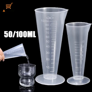 Ca đong chia vạch, cốc nhựa đo lường 50 / 100ml, cốc đong 2 đầu 10-40cc