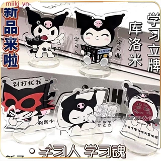 SANRIO Mô Hình Kuromi Bằng Acrylic Trong Suốt Để Bàn Trang Trí