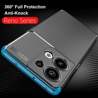 Ốp Điện Thoại TPU Sợi Carbon Cho OPPO Reno 9 Pro Plus 5G 2023 Reno9 Reno9Pro 9Pro 9Pro + Reno8Z 8Z 7 7Z Reno7 7Pro