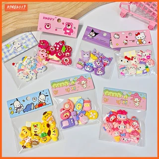 Hoạt Hình Miếng Dán Bình Nước Hình Cây Kem sanrio 3D Bằng Nhựa resin diy