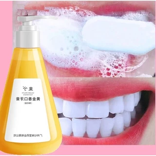 [HCM] Kem Đánh Răng Loại Bỏ Ố Vàng Răng, Giúp Răng Trắng, Khỏe Nướu Golden Mouth Toothpaste  GL602