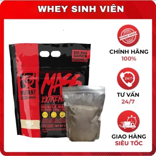 Mutant Mass Extreme 2500 Sữa Tăng Cân Nhanh Cho Người Gầy - túi dùng thử 1000g - 1kg