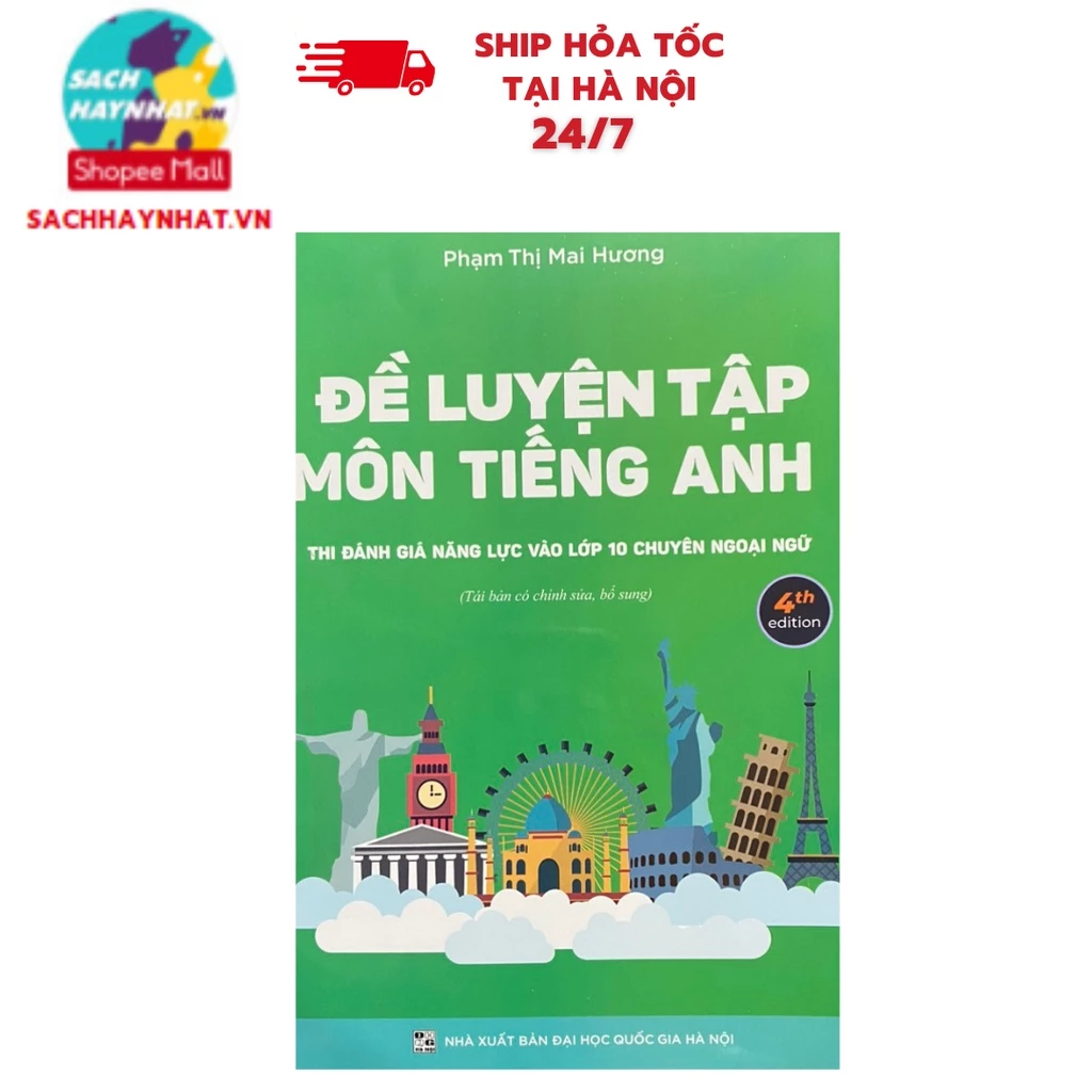 Sách - Đề Luyện Tập Môn Tiếng Anh Thi Đánh Giá Năng Lực Vào 10 chuyên Ngoại Ngữ