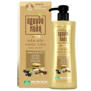 Dầu gội dược liệu Nguyên Xuân vàng hương hoa bồng bềnh cho tóc (250ml)