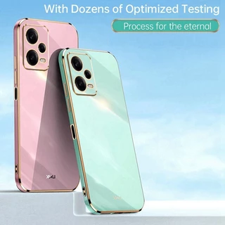 Ốp Điện Thoại Dẻo Mạ Gương Cho Xiaomi Redmi Note 12 Pro 4G 5G Note 12 Pro + Redmi 12C A1 4G Redmi Note 12 Pro +