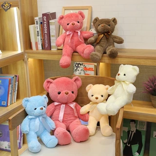 Gấu Teddy Nhồi Bông 30cm Mềm Mại Nhiều Màu Sắc Làm Quà Tặng Sinh Nhật / Đám Cưới Cho Bé