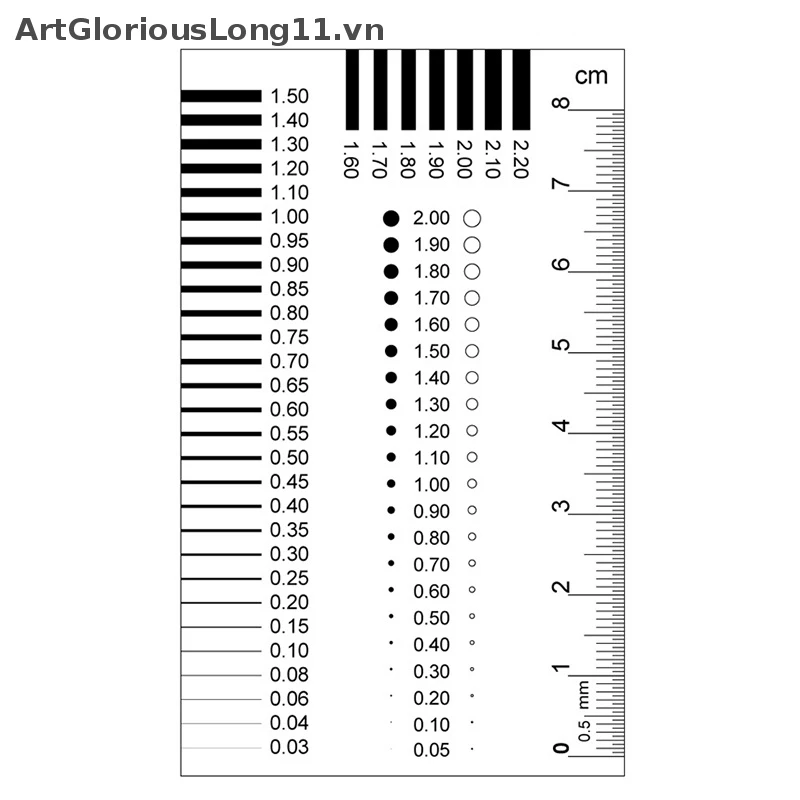 Thước Dây Đo Tương Phản Loại Bỏ Vết Bẩn ArtGloriousLong