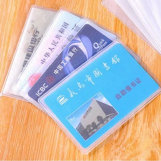 Túi đựng thẻ căn cước, atm, card visit, bằng lái xe, thẻ sinh viên, nhân viên trong suốt, vỏ bọc bao đựng bảo vệ thẻ