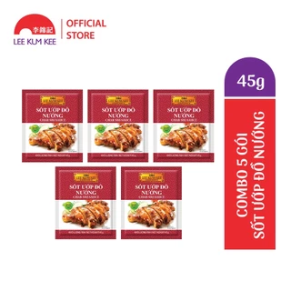 Combo 5 gói Sốt ướp đồ nướng Lee Kum Kee Charsiu 45g