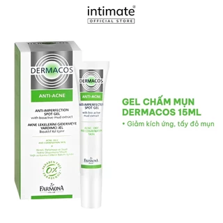 Gel Chấm Mụn Dermacos Farmona Giúp Giảm Mụn Dịu Nhẹ Các Kích Ứng Da Dermacos Anti-Ance Anti Imperfection Spot Gel 15ML