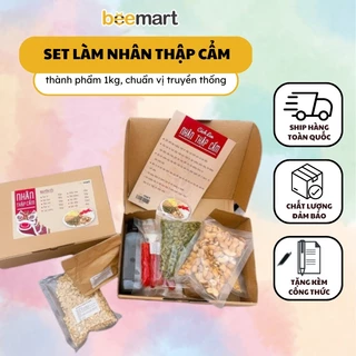 Set nguyên liệu tự làm nhân thập cẩm trung thu cực dễ - đầy đủ nguyên liệu hướng dẫn chi tiết - thành phẩm 1kg nhân