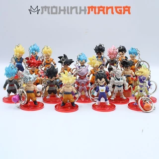 Móc khóa mô hình Bảy Viên Ngọc Rồng Dragon Ball Son Goku Gogeta Shenron Gohan Frieza Vegeta Cooler Super Saiyan God