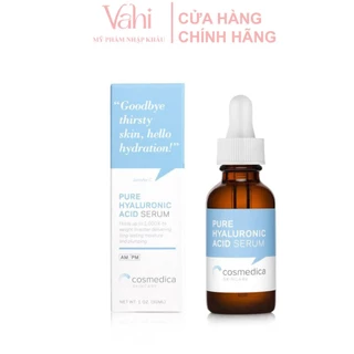 Tinh chất dưỡng ẩm căng bóng da Cosmedica serum pure hyaluronic axit