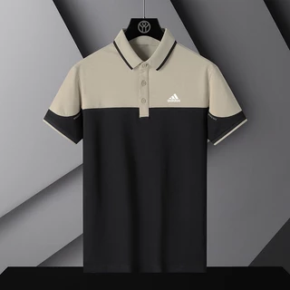 Áo Thun POLO Adidas 100% Chính Hãng Phối Màu Thoáng Khí Thấm Hút Mồ Hôi Ngắn Tay Thời Trang Nam