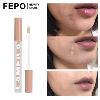 Lameila liquid concealer waterproof long lasting foundation liquid full coverage eye dark circles face makeup tool