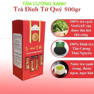 Trà Đinh Tân Cương Tứ Quý 100gr, 500gr - Tuyệt Phẩm Trà Đinh Thượng Hạng Tân Cương Xanh