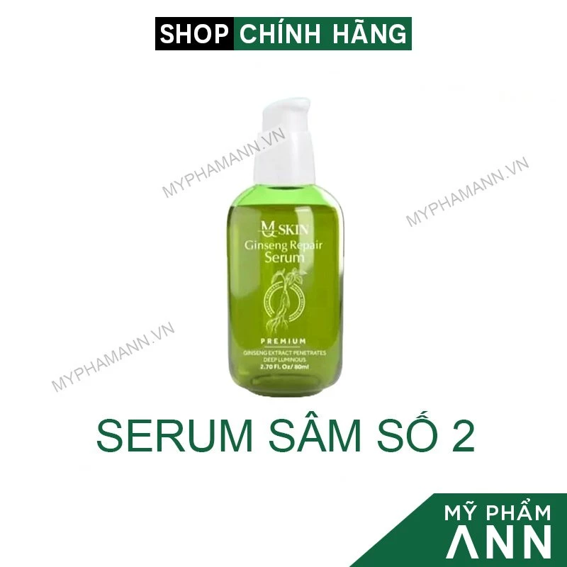 Serum Tái Tạo Da Nhân Sâm Không Sưng MQ Skin Ginseng Repair Serum chính hãng Mỹ Phẩm MQSkin - 8936117150197