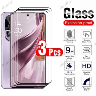 Set 3 Kính Cường Lực 3D Bảo Vệ Màn Hình Oppo Reno 10 11 Pro Plus 10Pro 10Pro + 11Pro 5G 2023 Reno10 Reno11 Pro + Pro + Reno11Pro