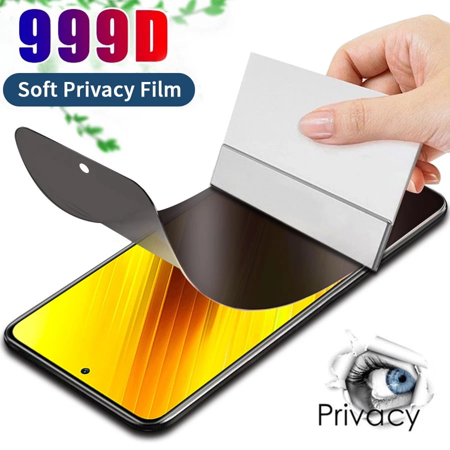 Miếng dán PPF Chống Nhìn Trộm Full Màn Cho Xiaomi Mi 9T 10T 11T 12T 13T 11 Lite Poco F3 F4 F5 X3 X4 X5 M3 M4 Pro Redmi Note 7 8 9 9S 10 10S 11 11S 12 13 5G