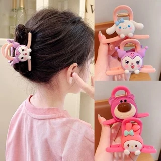 SANRIO Kẹp Tóc Hình Cá Mập Dễ Thương Phong Cách Hàn Quốc Cho Bé Gái