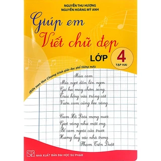 Sách - Giúp Em Viết Chữ Đẹp Lớp 4 - Tập 2 - Cánh Diều (Theo Chương Trình Giáo Dục Phổ Thông Mới)