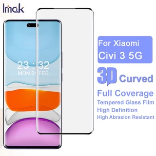 Kính Cường Lực Bảo Vệ Màn Hình Cong 3D Imak Cho Xiaomi Civi 3 5G Mi Civi3 5G