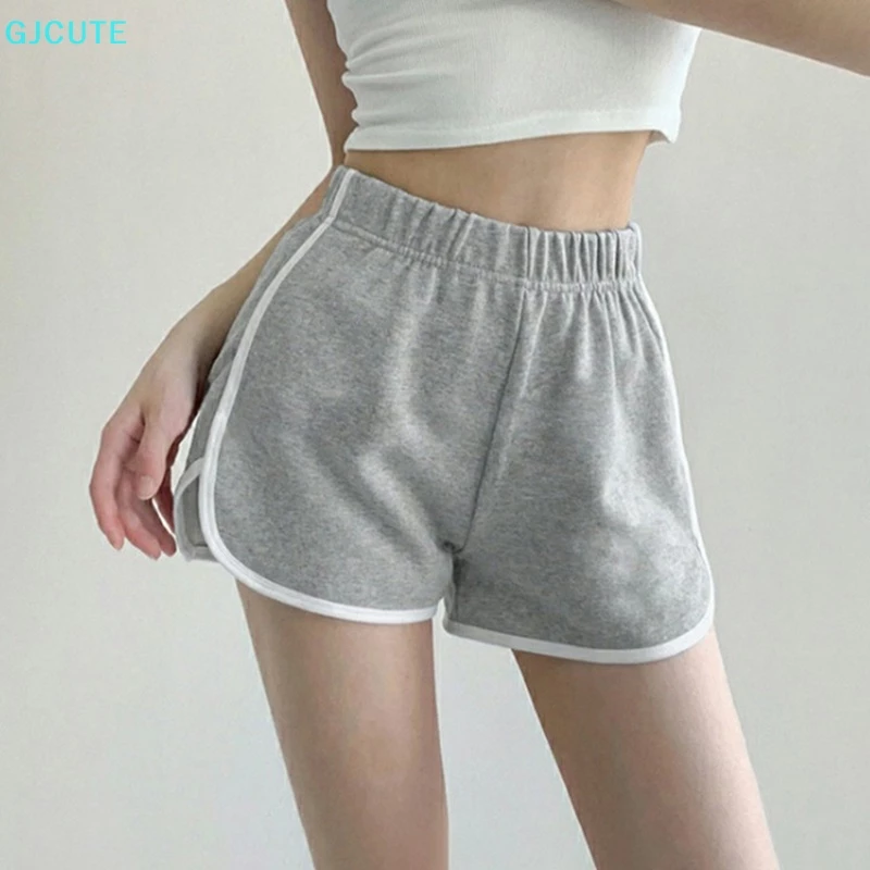 GJCUTE Mfc Quần Short Thể Thao Lưng Cao Ống Rộng Thời Trang Mùa Hè 2023 Cho Nữ