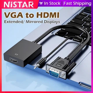 Dây Cáp Nguồn Chuyển Đổi VGA Sang HDMI Full HD 1080P Cho PS4 TV Box PC Laptop Máy Chiếu HDTV