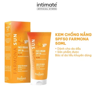 Kem Chống Nắng SPF50 Farmona Giúp Làm Giảm Nguy Cơ Da Bị Cháy Nắng, Bị Bỏng Nắng, Bị Dị Ứng Ánh Nắng Tuýp 50ml