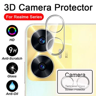 Kính Cường Lực 3D Bảo Vệ Camera Cho Realme C55 C35 C33 10 9 8 Pro 9i 8i Ốp